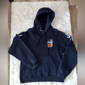 Jeep Brand Fruit of the Loom Black Hoodie Unisex